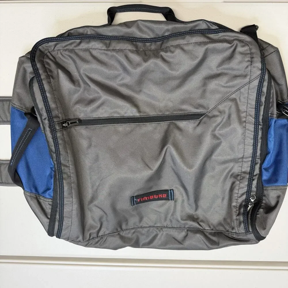 Timbuk2 Wingman Weekender Duffel Bag Convertible Backpack Black Gray Blue